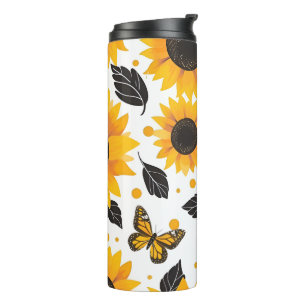Termo Ilustración de girasol