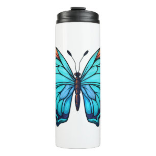 Termo ilustracion de mariposa personalizado