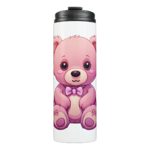 Termo ilustracion de oso personalizado