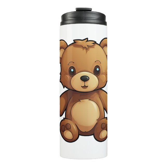 Termo ilustracion de oso personalizado (Anverso)