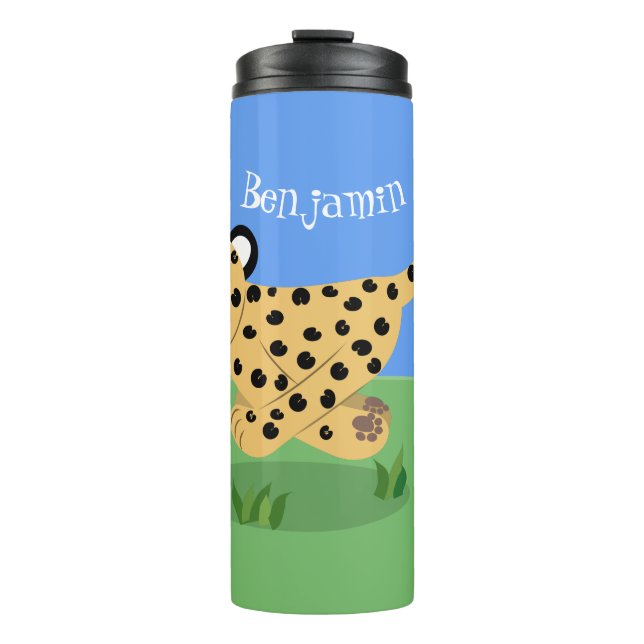 Termo Ilustracion de personalizado con queso lindo (Anverso)