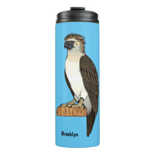 Termo Ilustracion de personalizado de aves águilas de Fi