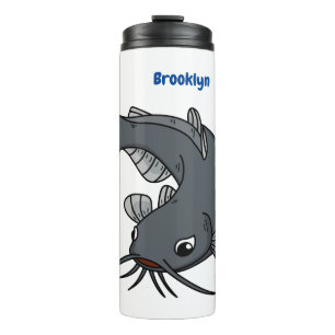 Termo Ilustracion de personalizado de bagre cúbico