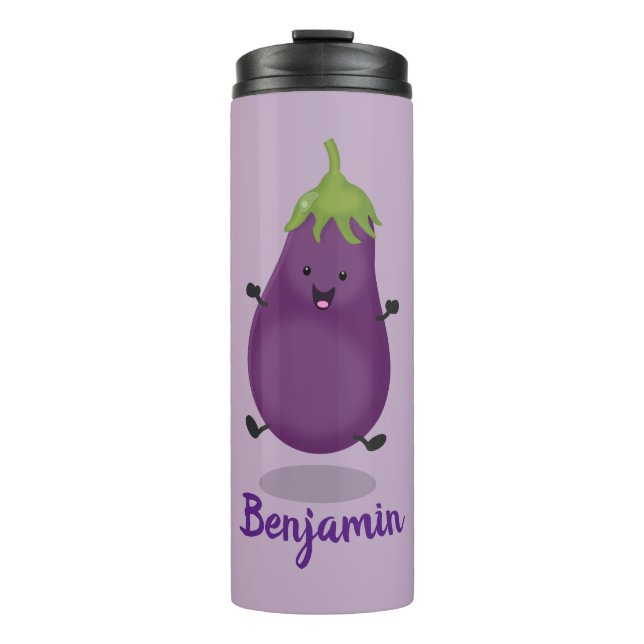 Termo Ilustracion de personalizado de berenjenas de bere (Anverso)