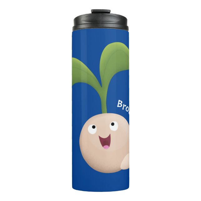 Termo Ilustracion de personalizado de brote de semillas  (Anverso)