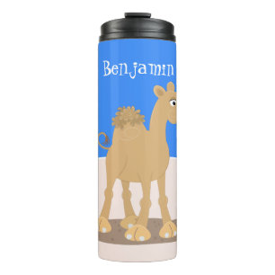 Termo Ilustracion de personalizado de camello alegre y s