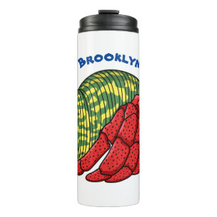 Termo Ilustracion de personalizado de cangrejo ermitaño