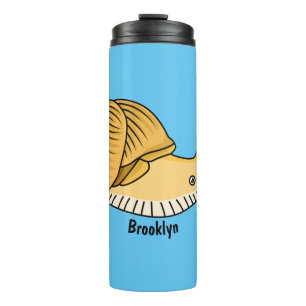 Termo Ilustracion de personalizado de caracol amarillo