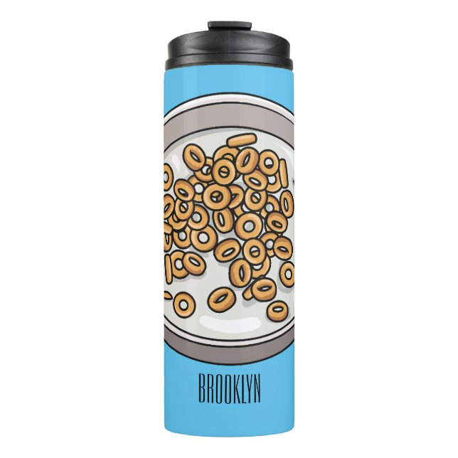 Termo Ilustracion de personalizado de cereales (Anverso)