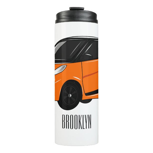 Termo Ilustracion de personalizado de micro coches (Anverso)