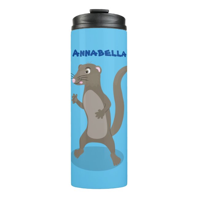 Termo Ilustracion de personalizado de mongosis suave (Anverso)