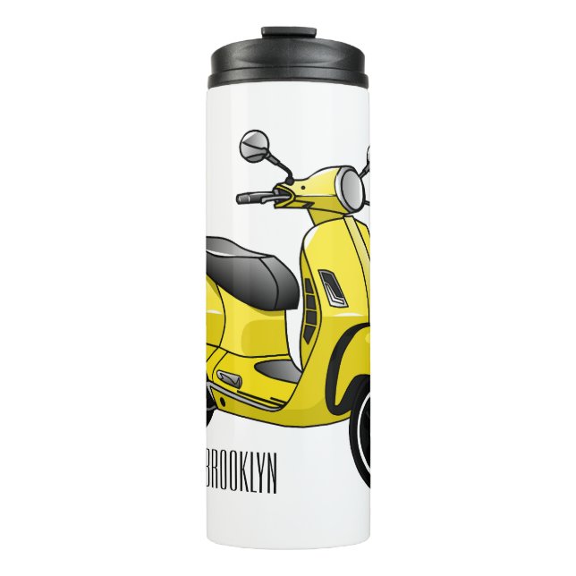Termo Ilustracion de personalizado de motocicleta con ci (Anverso)
