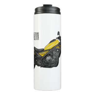 Termo Ilustracion de personalizado de motocicleta de cru