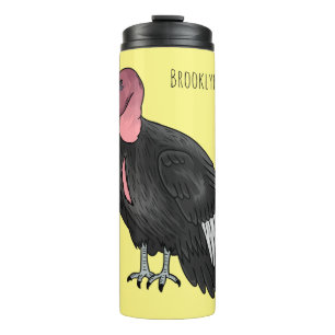 Termo Ilustracion de personalizado de pájaro del cóndor 