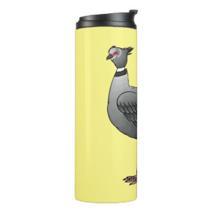 Termo Ilustracion de personalizado de pájaro silvestre d