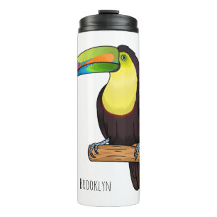 Termo Ilustracion de personalizado de pájaros toscanos c