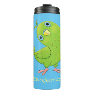 Termo Ilustracion de personalizado de paracaídas verde l