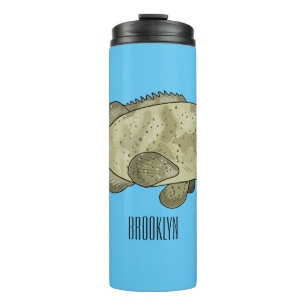 Termo Ilustracion de personalizado de pescado de grupo