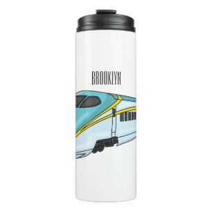 Termo Ilustracion de personalizado de trenes de alta vel