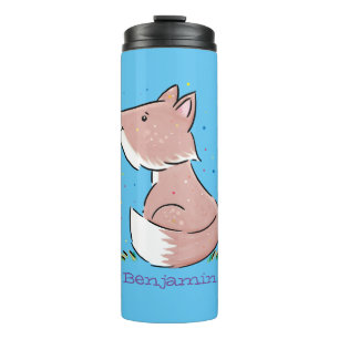 Termo Ilustracion de personalizado de zorro bebé