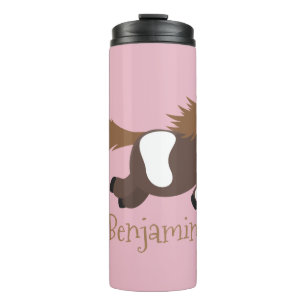 Termo Ilustracion de personalizado del pony de Shetland
