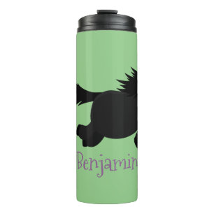Termo Ilustracion de personalizado del pony de Shetland