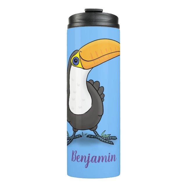 Termo Ilustracion de personalizado toscano feliz (Anverso)