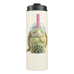 Termo Ilustración de tortuga de dibujos animados 3D ador