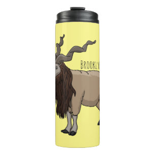 Termo Ilustracion del personalizado de cabras Markhor