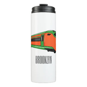 Termo Ilustracion del personalizado del tren de bala