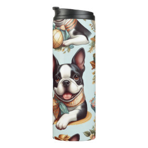 Termo Ilustracion del Terrier de Boston