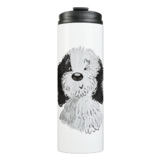 Termo ilustracion dibujado a mano de Sheepadoodle