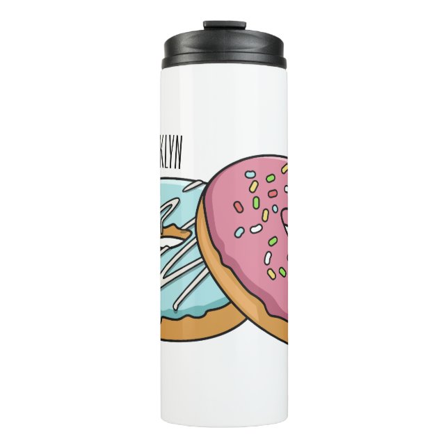 Termo Ilustracion Donut personalizado (Anverso)