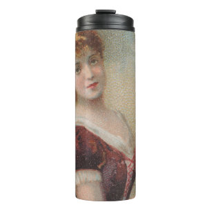 Termo Ilustración elegante de San Valentín antigua, 1890