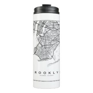 Termo Ilustracion Mapa de Brooklyn