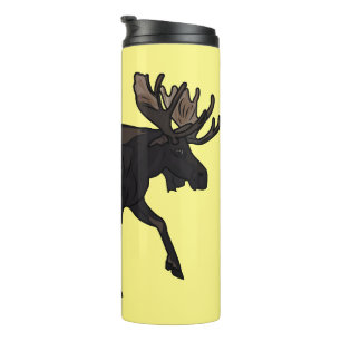 Termo Ilustracion Moose personalizado