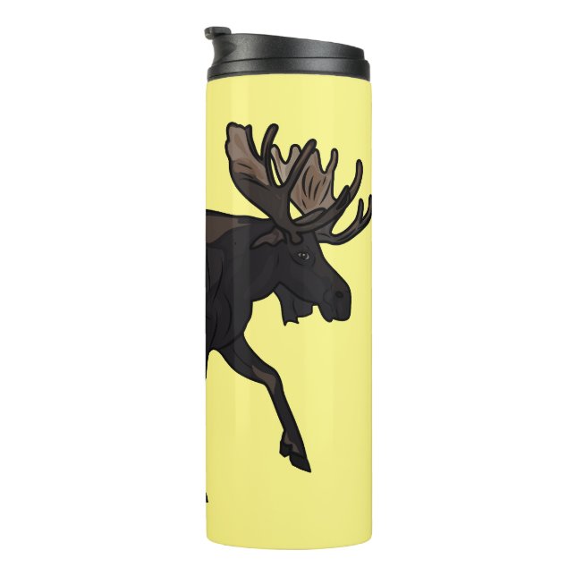 Termo Ilustracion Moose personalizado (Rotado hacia la derecha)