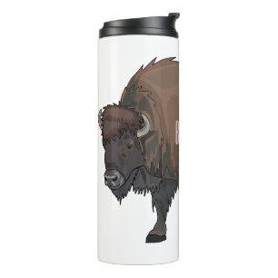 Termo Ilustracion personalizado Bison