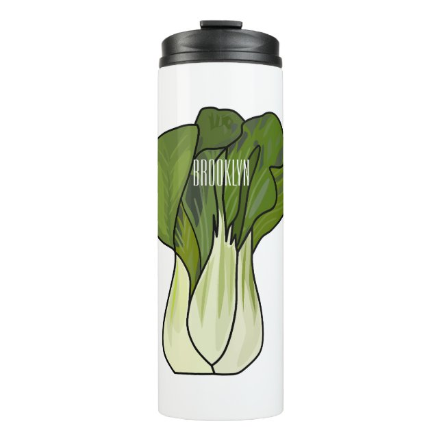 Termo Ilustracion personalizado Bok choy (Anverso)