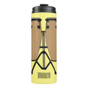 Termo Ilustracion personalizado Bongo drum