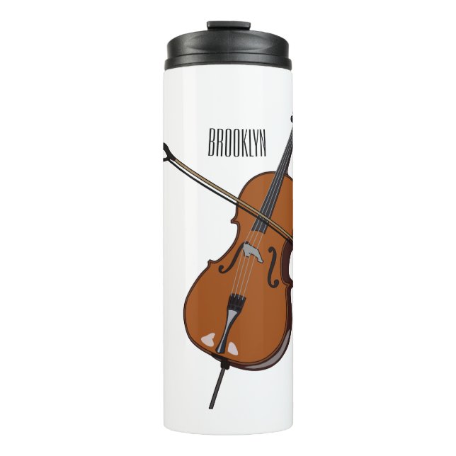 Termo Ilustracion personalizado Cello (Anverso)
