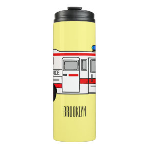 Termo Ilustracion personalizado de ambulancia