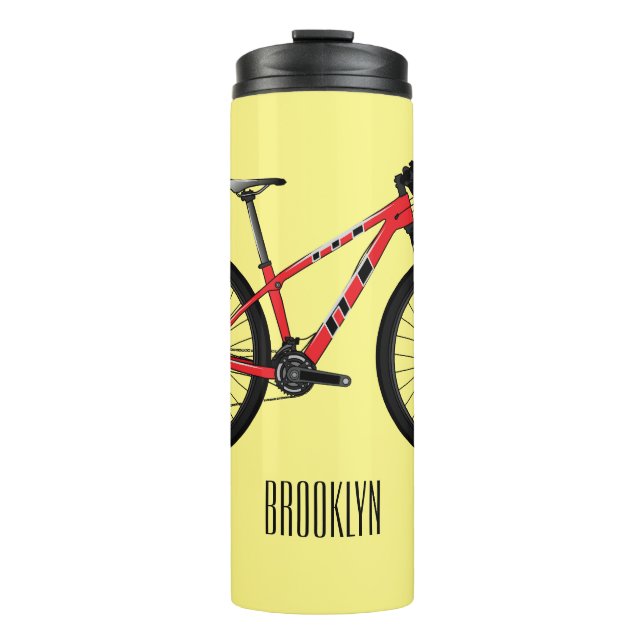 Termo Ilustracion personalizado de bicicletas (Anverso)