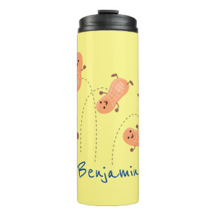 Termo Ilustracion personalizado de cacahuetes de puenteo