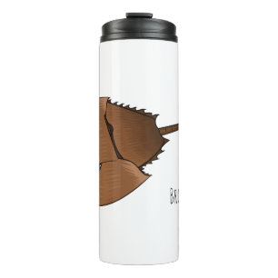 Termo Ilustracion personalizado de cangrejo herradura