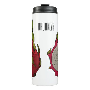 Termo Ilustracion personalizado de fruta dragón