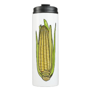 Termo Ilustracion personalizado de maíz