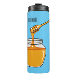 Termo Ilustracion personalizado de miel