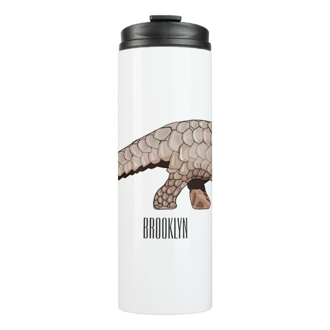 Termo Ilustracion personalizado de Pangolin (Anverso)