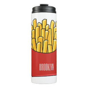 Termo Ilustracion personalizado de patatas fritas